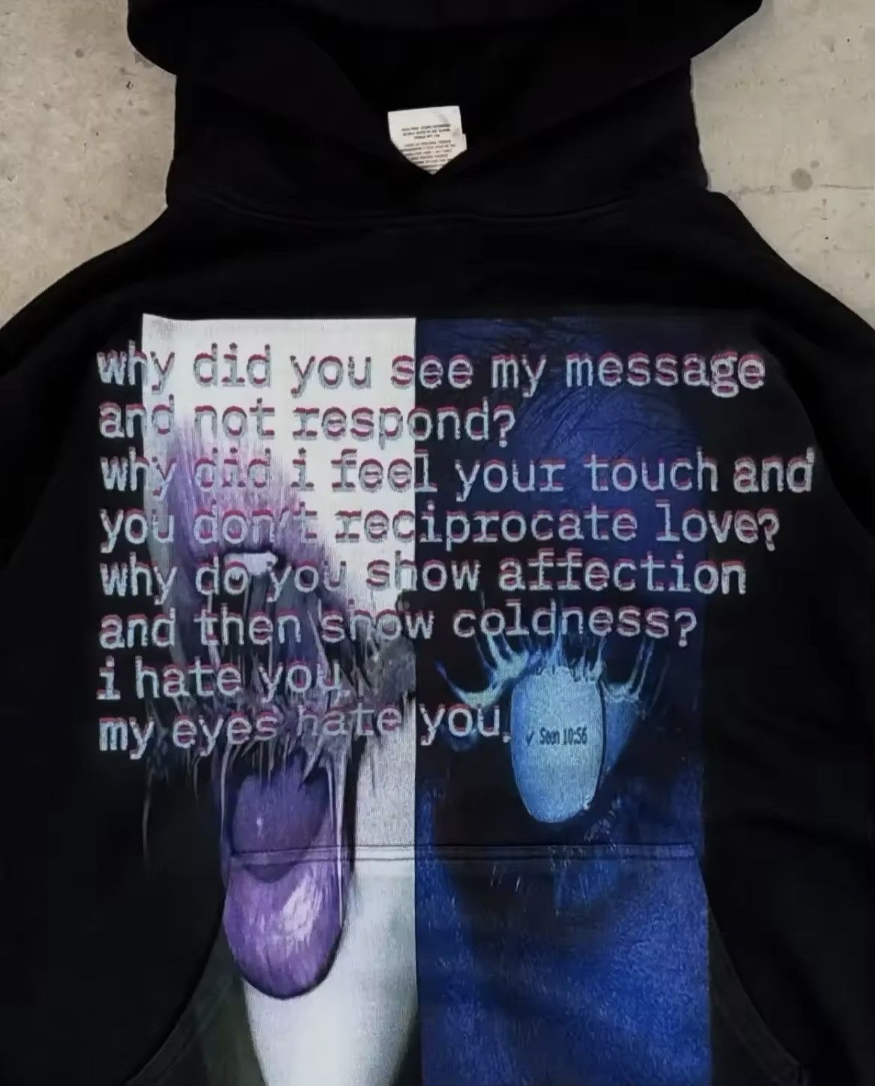 Japanese Brand Harajuku Thickened Hip Hop Save Me Hoodie Oversized Size US M / EU 48-50 / 2 - 2 Thumbnail