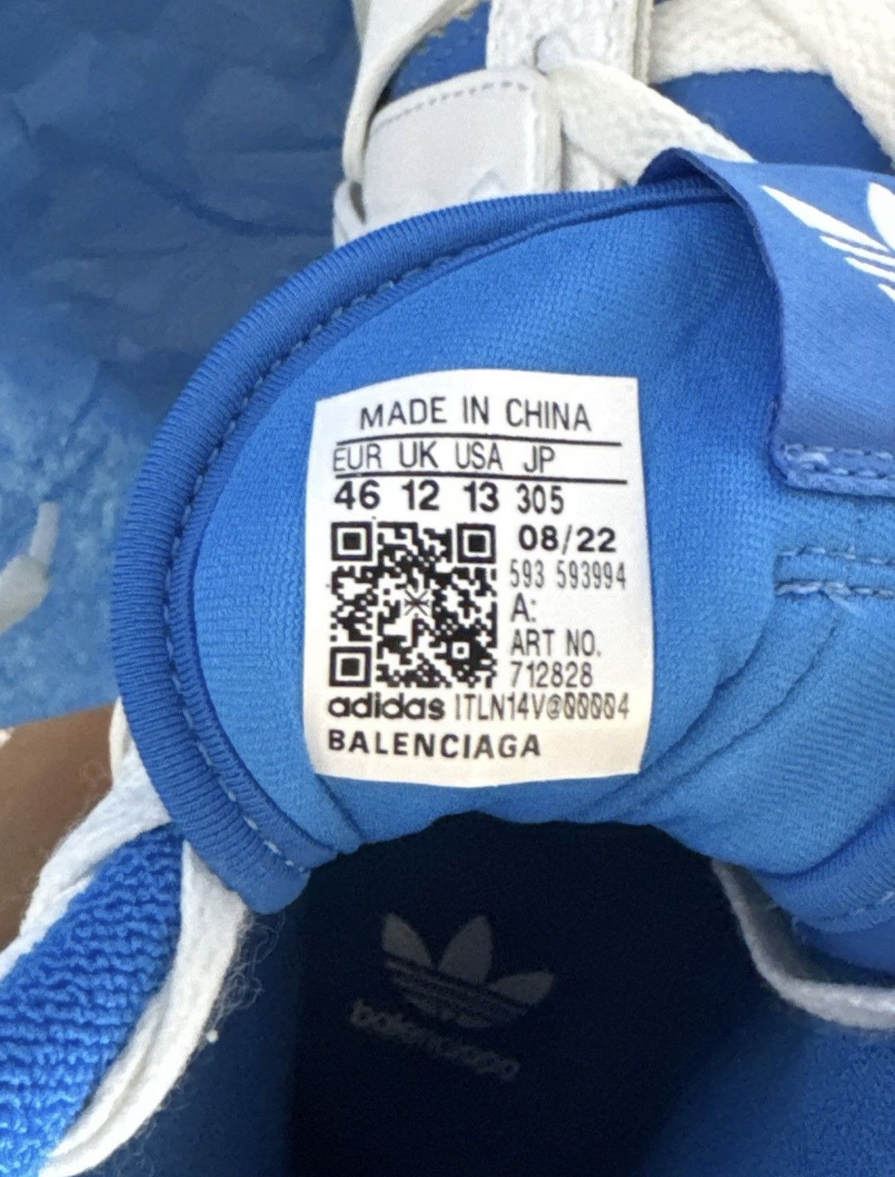 Adidas × Balenciaga Balenciaga x Adidas Track Forum Hi-Top Sneakers Size US 13 / EU 46 - 5 Thumbnail