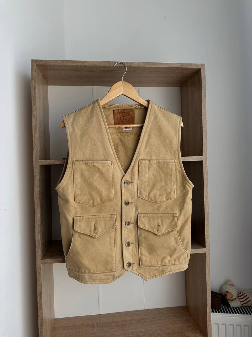 Vintage Vintage Schaefer Western Leather USA Beige Jacket Size US M / EU 48-50 / 2 - 9 Thumbnail