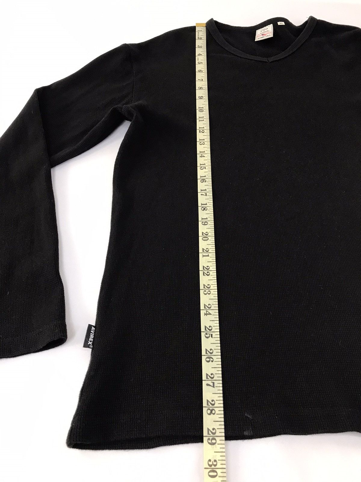 Avirex × Vintage Vintage Avirex Black Colour Long Sleeve S-Shirt Design Size US M / EU 48-50 / 2 - 12 Thumbnail