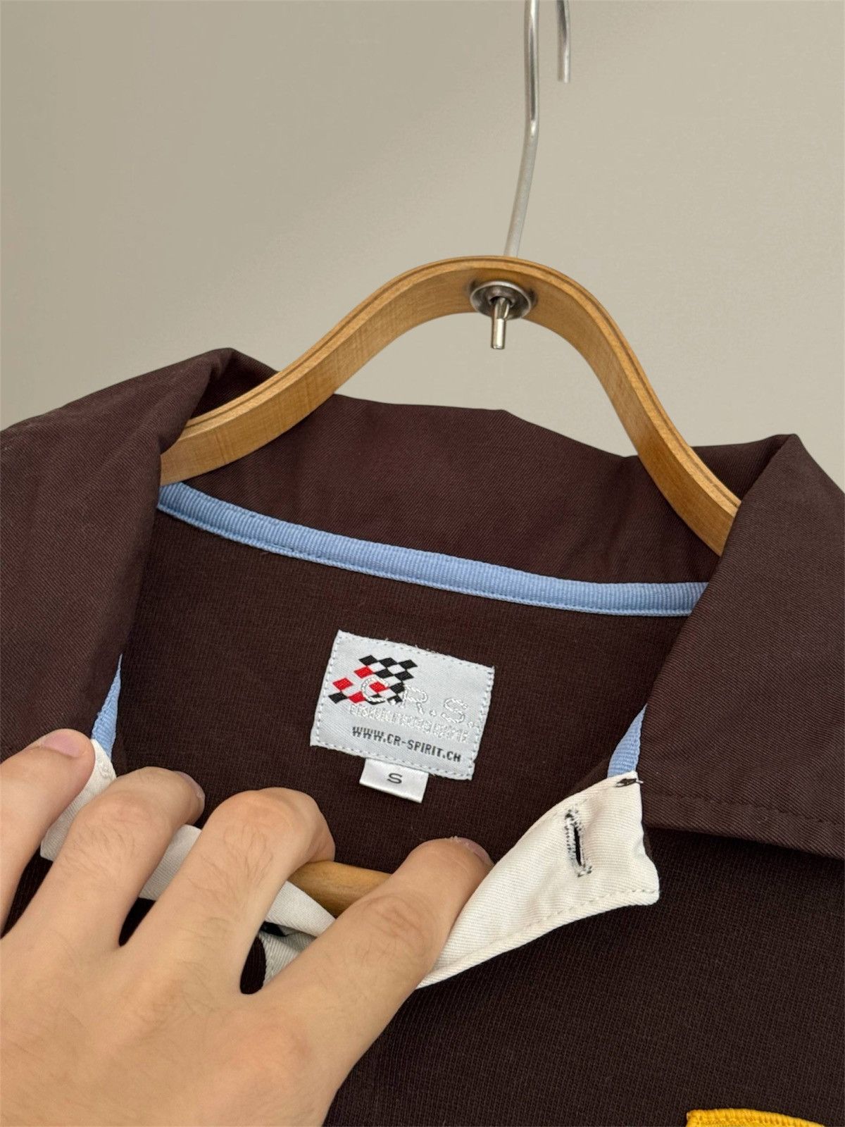 Porsche Design Vintage Porsche Racing 76 Curves Arosa 11’ Brown Rugby Shirt Size US S / EU 44-46 / 1 - 7 Thumbnail