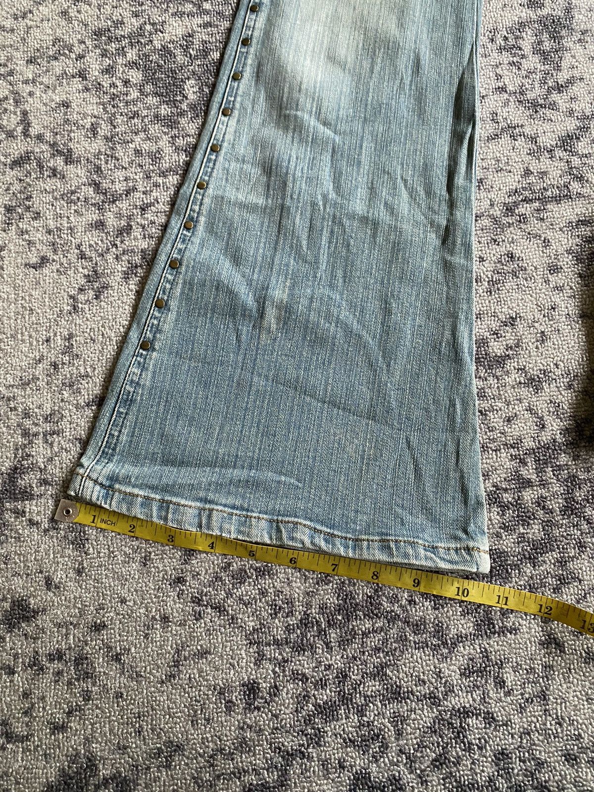 Hysteric Glamour × If Six Was Nine × Japanese Brand Y2k Live claire ifsixwasnine flare jeans Size 29" - 11 Thumbnail