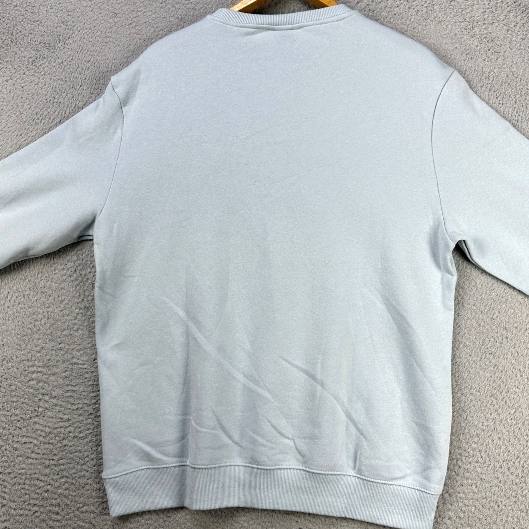 H&M H&M Sweatshirt Crew Neck Mens Large Light Blue Relaxed Fit Pullover Long Sleeve PullOver Casual Walking Comfort Mens Size US L / EU 52-54 / 3 - 3 Thumbnail