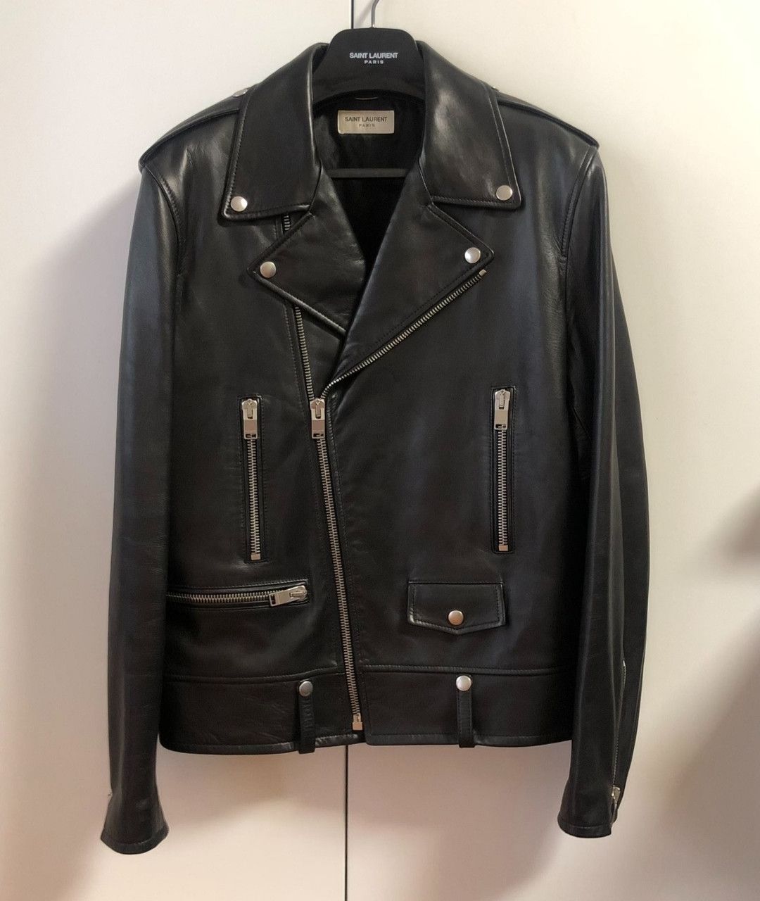 Saint Laurent Paris saint laurent Biker Jacket Size US L / EU 52-54 / 3 - 1 Thumbnail