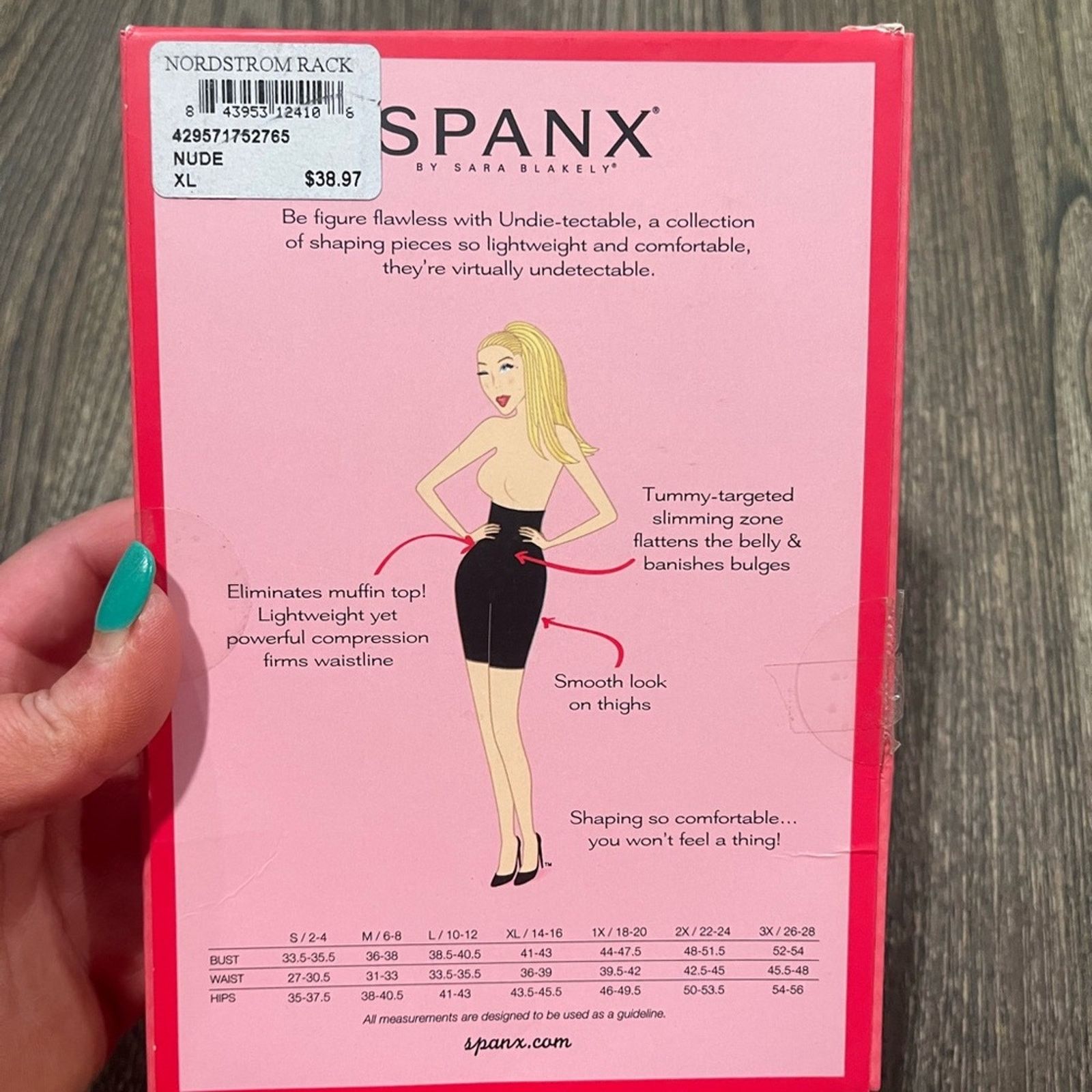 Spanx NWT Spanx Undie-tectable Shapewear Stretch Nude Size XL Size ONE SIZE - 5 Thumbnail