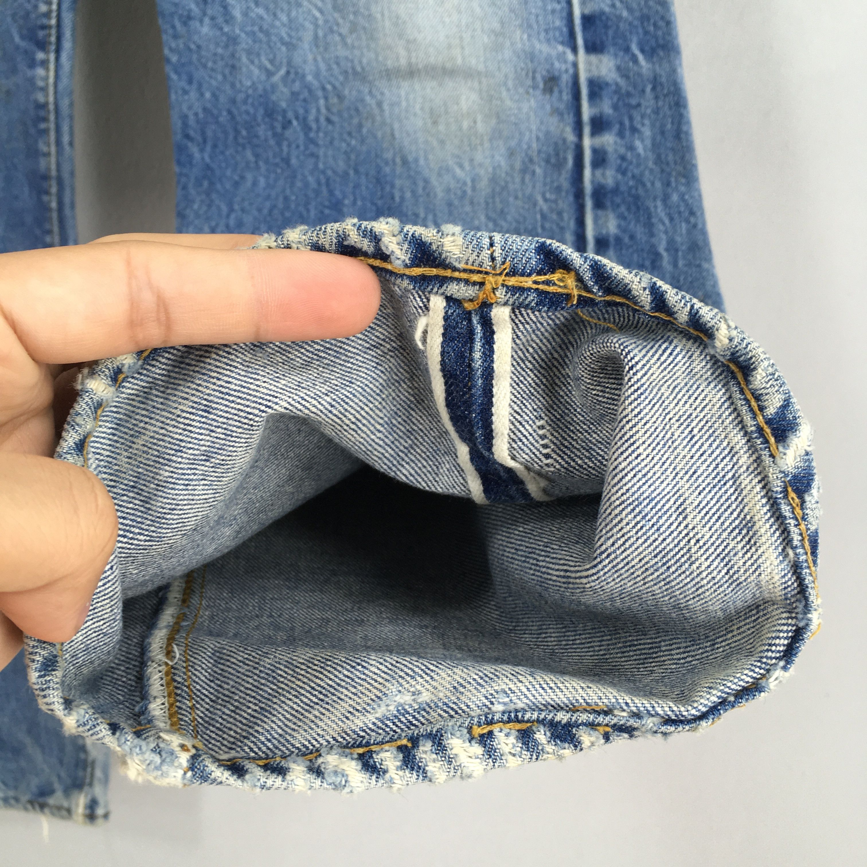 Levi's Size 31x28.5 Vintage 80s Levis 501 Faded Redline Jeans S1854 Size US 31 - 5 Thumbnail