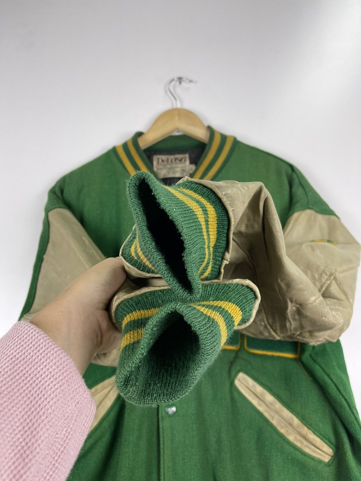 Delong × Vintage Vintage Delong Varsity Jacket Size US L / EU 52-54 / 3 - 13 Thumbnail