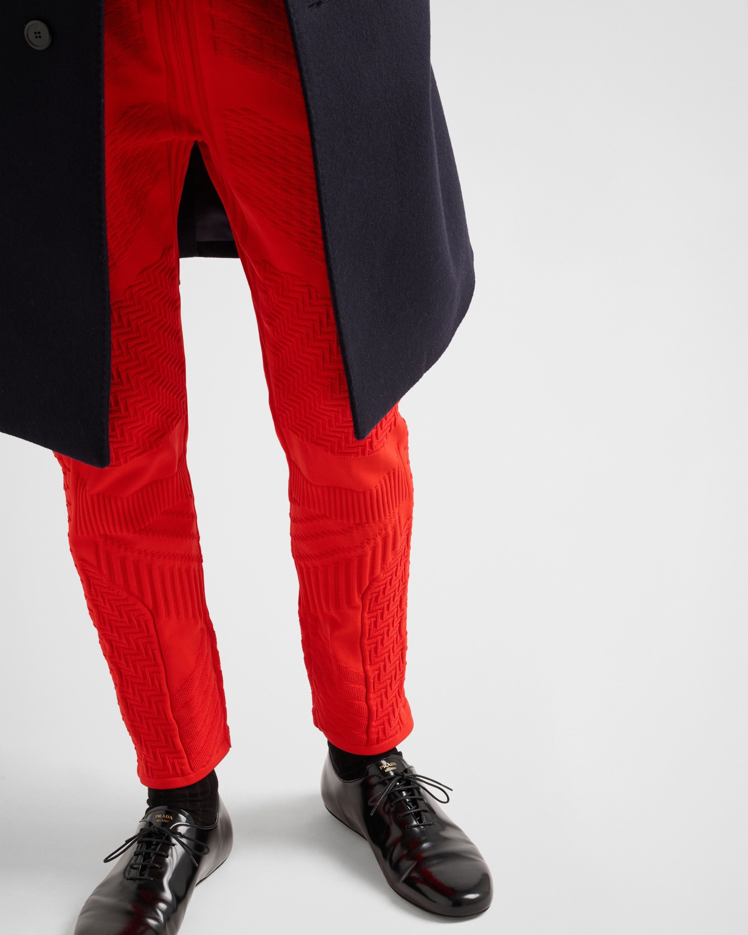 Prada o1bcso1str1025 Nylon Technical Pants in Red Size US 32 / EU 48 - 5 Thumbnail