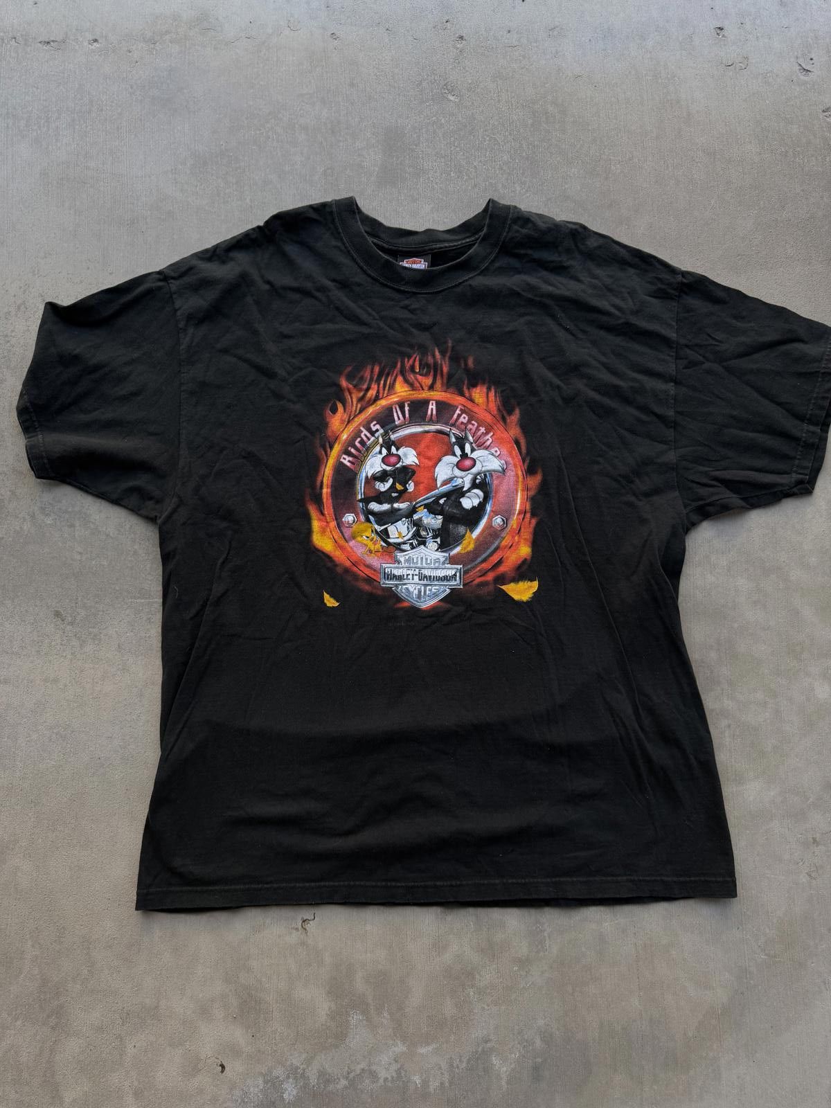 Harley Davidson Vintage Looney Tunes x Harley-Davidson T-Shirt – XXL Size US XXL / EU 58 / 5 - 2 Thumbnail