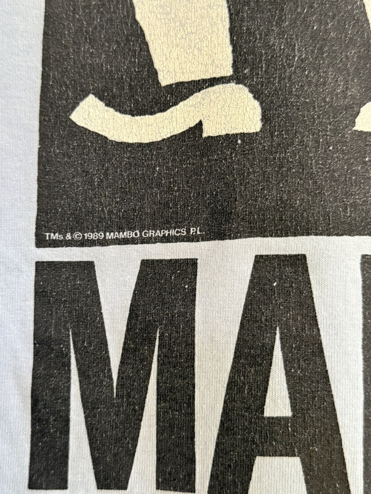 Mambo × Vintage Thrashed Vintage 80s Mambo Accept No Substitutes Tee Size US L / EU 52-54 / 3 - 5 Thumbnail