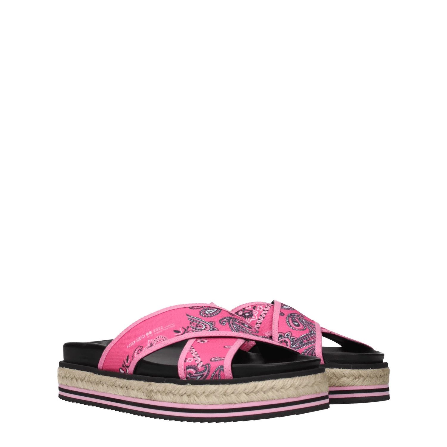 Kenzo ob1o1e1124 Fabric Slippers and Clogs in Fuchsia Size US 10 / IT 40 - 2 Thumbnail