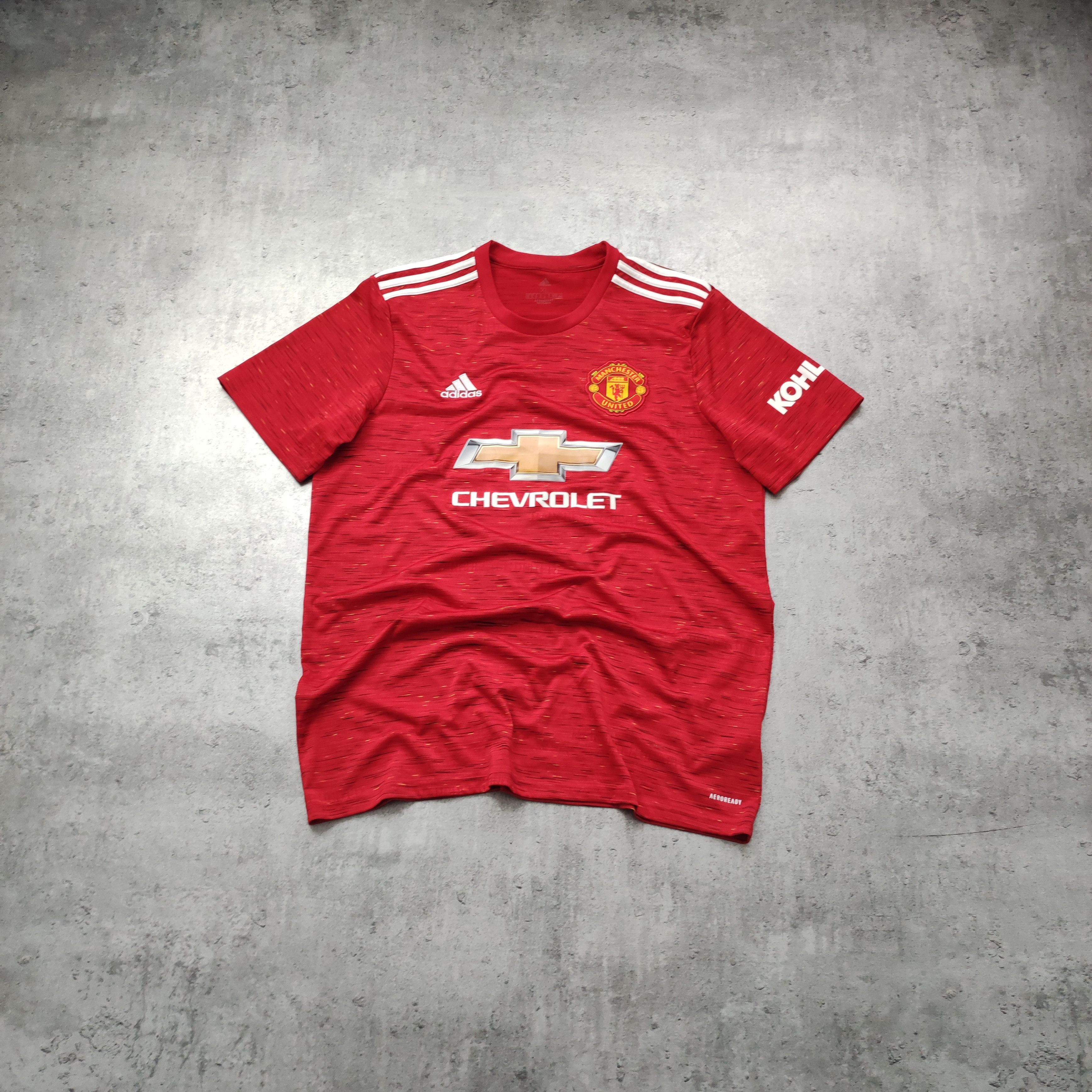 Adidas RARE Manchester United x Adidas Home Football 2020 Jersey Size US XL / EU 56 / 4 - 1 Thumbnail