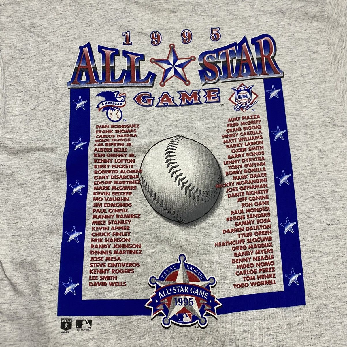 Vintage Deadstock 💥💥Vintage 90 MLB Texas Ranjer tee Size US L / EU 52-54 / 3 - 12 Thumbnail