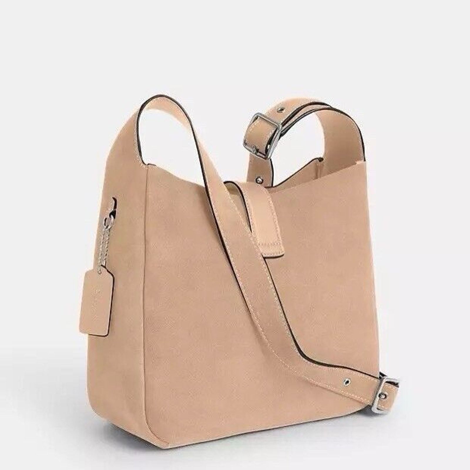 Coach NWT Coach Hadley Convertible Crossbody Bag Suede CW004 Size ONE SIZE - 11 Thumbnail