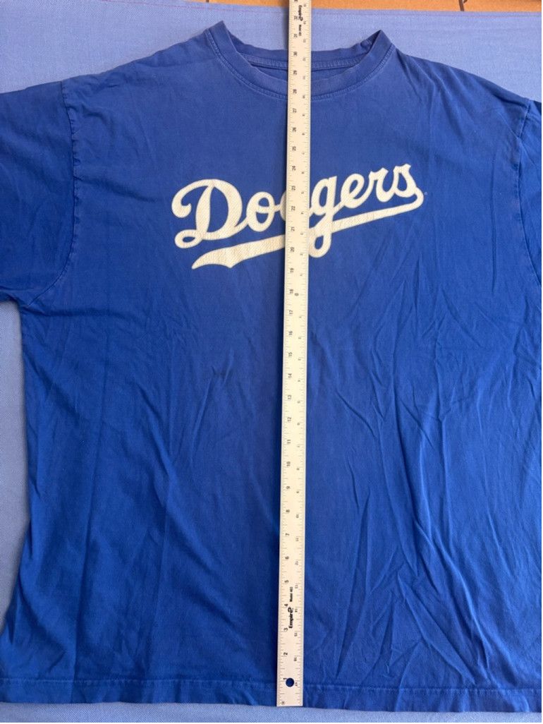 Majestic Men's Majestic Dodgers T-Shirt XL Blue Size US XL / EU 56 / 4 - 5 Thumbnail
