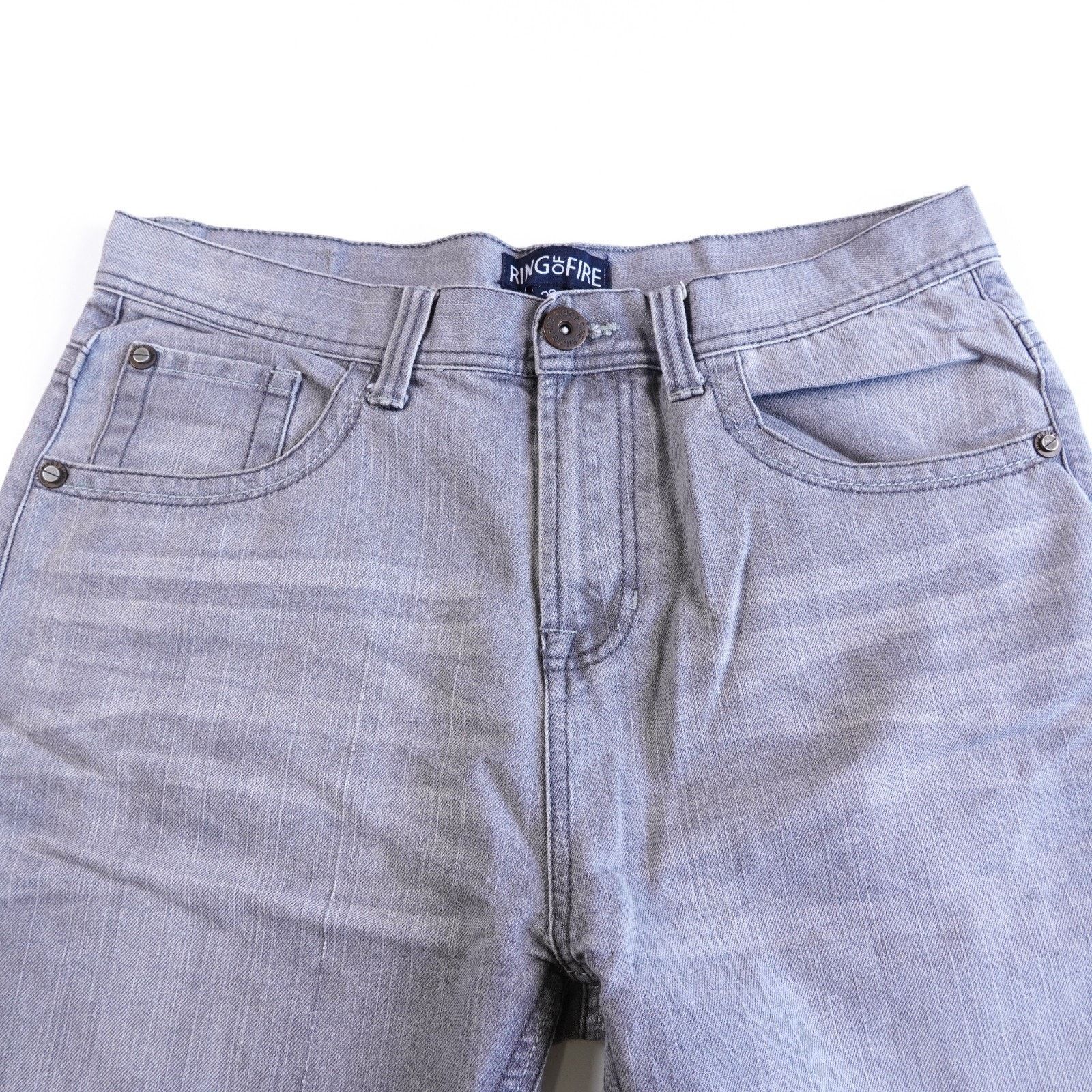 Ring Of Fire Ring of Fire Cotton Denim Jean Shorts Wide Leg Size 32 Gray Size US 32 / EU 48 - 5 Thumbnail