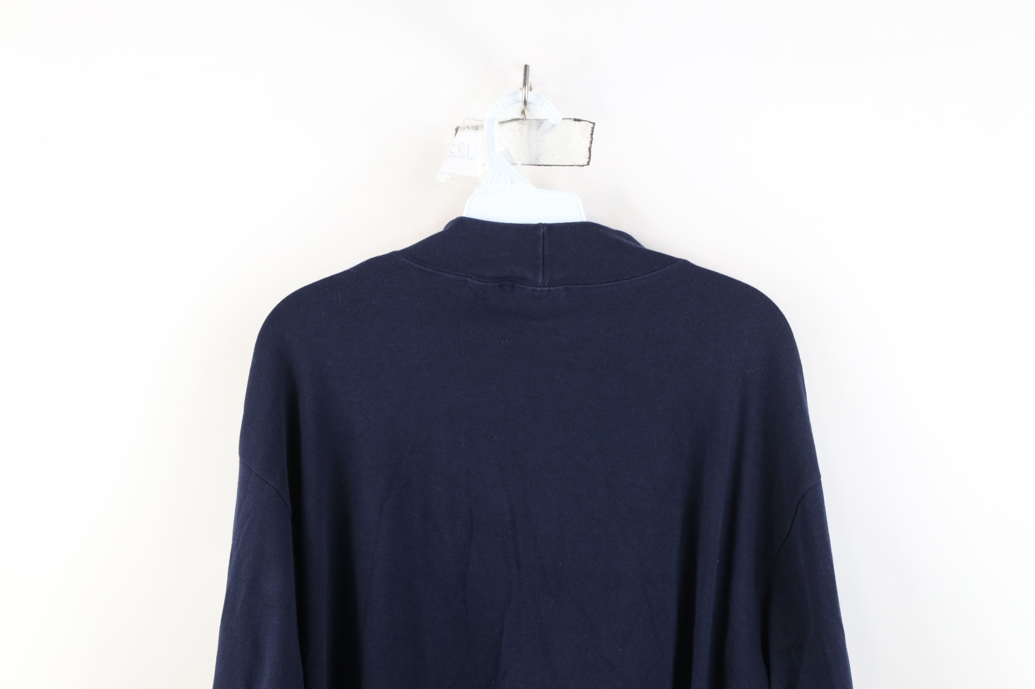 L.L. Bean Vintage 90s LL Bean Blank Mock Neck Long Sleeve T-Shirt USA Size US L / EU 52-54 / 3 - 11 Thumbnail