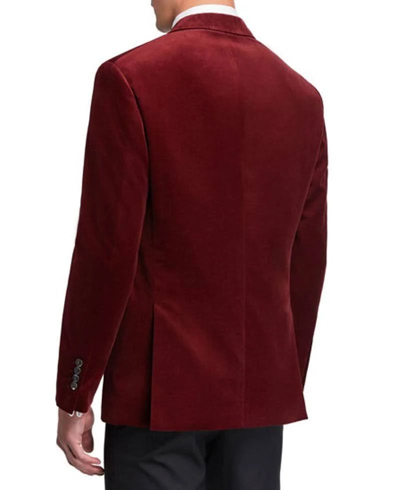 Brunello Cucinelli 0924 Woven Jacket Wool in Burgundy Size US XS / EU 42 / 0 - 2 Thumbnail