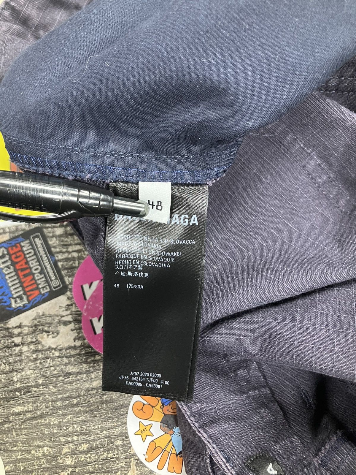 Balenciaga 32-Balenciaga Slim Navy Cargo Pants Size US 32 / EU 48 - 7 Thumbnail