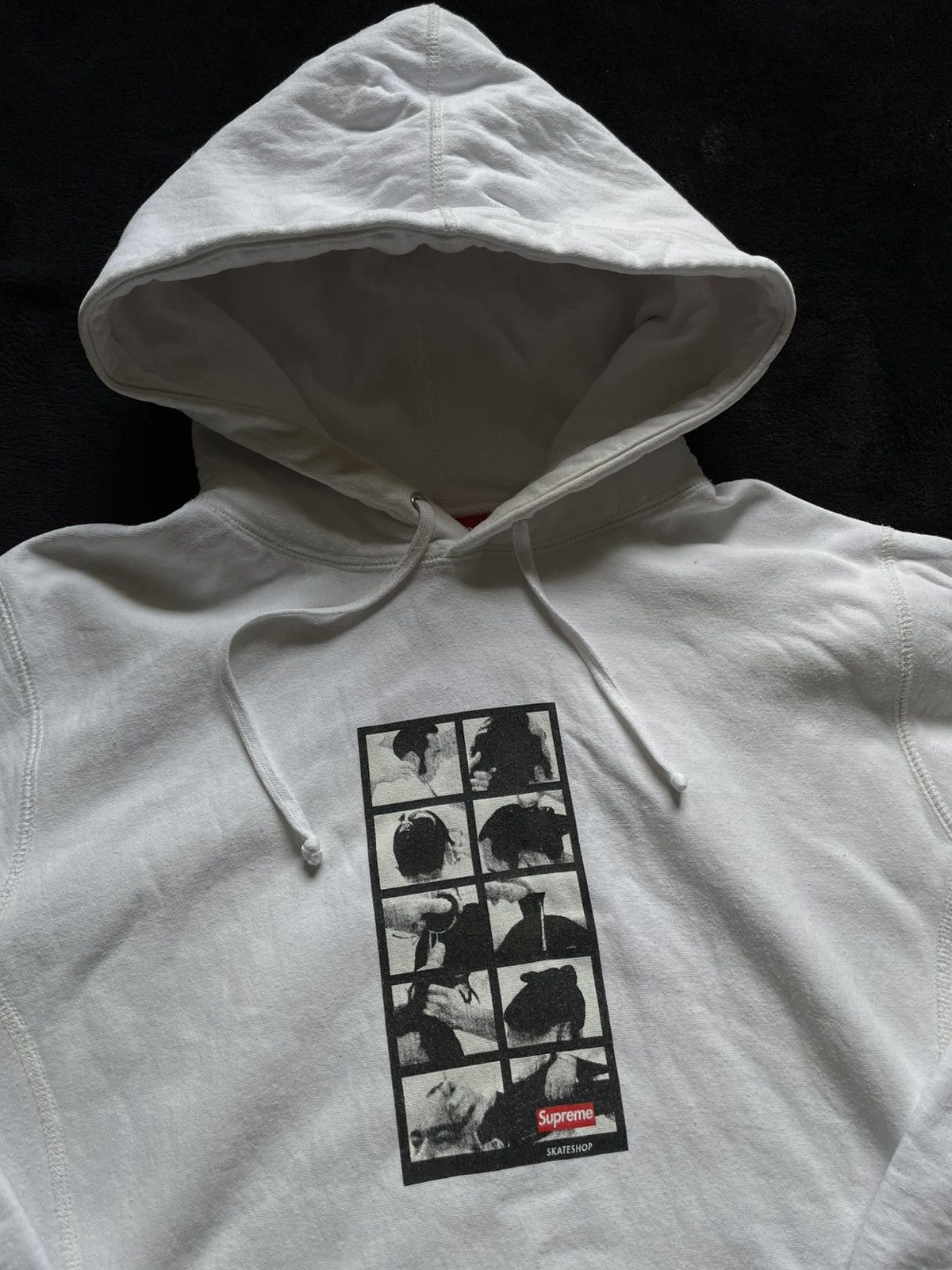 Supreme Supreme Skateboard Hoodie Men‘s White Size L Size US L / EU 52-54 / 3 - 2 Thumbnail