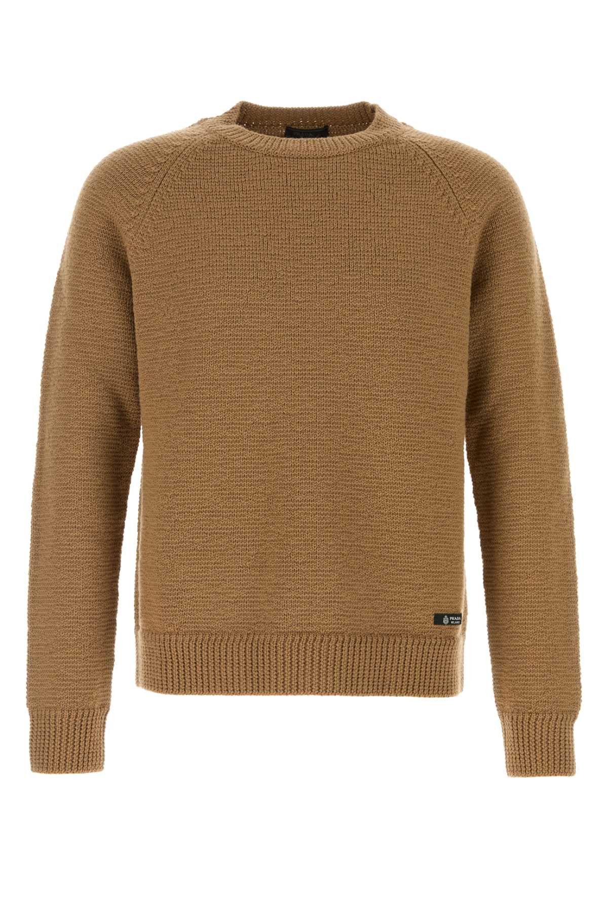 Prada Biscuit Wool Sweater Size US XL / EU 56 / 4 - 1 Thumbnail