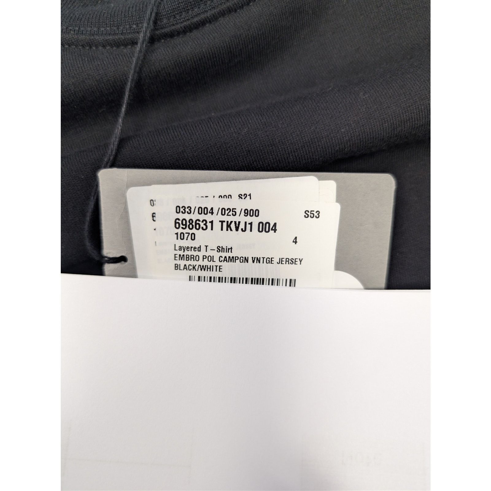 Balenciaga o1rshd1 Q:2 / Political Campaign Layered Jersey T-Shirt Size US XL / EU 56 / 4 - 23 Thumbnail