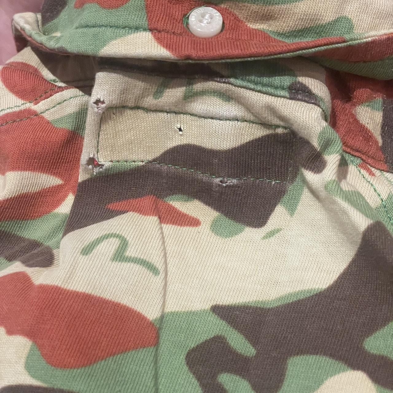 Evisu VINTAGE EVISU YAMANE 100% cotton camo polo shirt Size US L / EU 52-54 / 3 - 7 Thumbnail