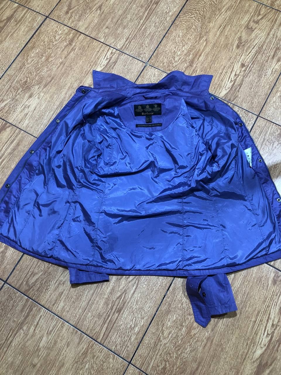 Barbour vintage purple Barbour jacket logo Y2K Streetwear Size M / US 6-8 / IT 42-44 - 18 Thumbnail