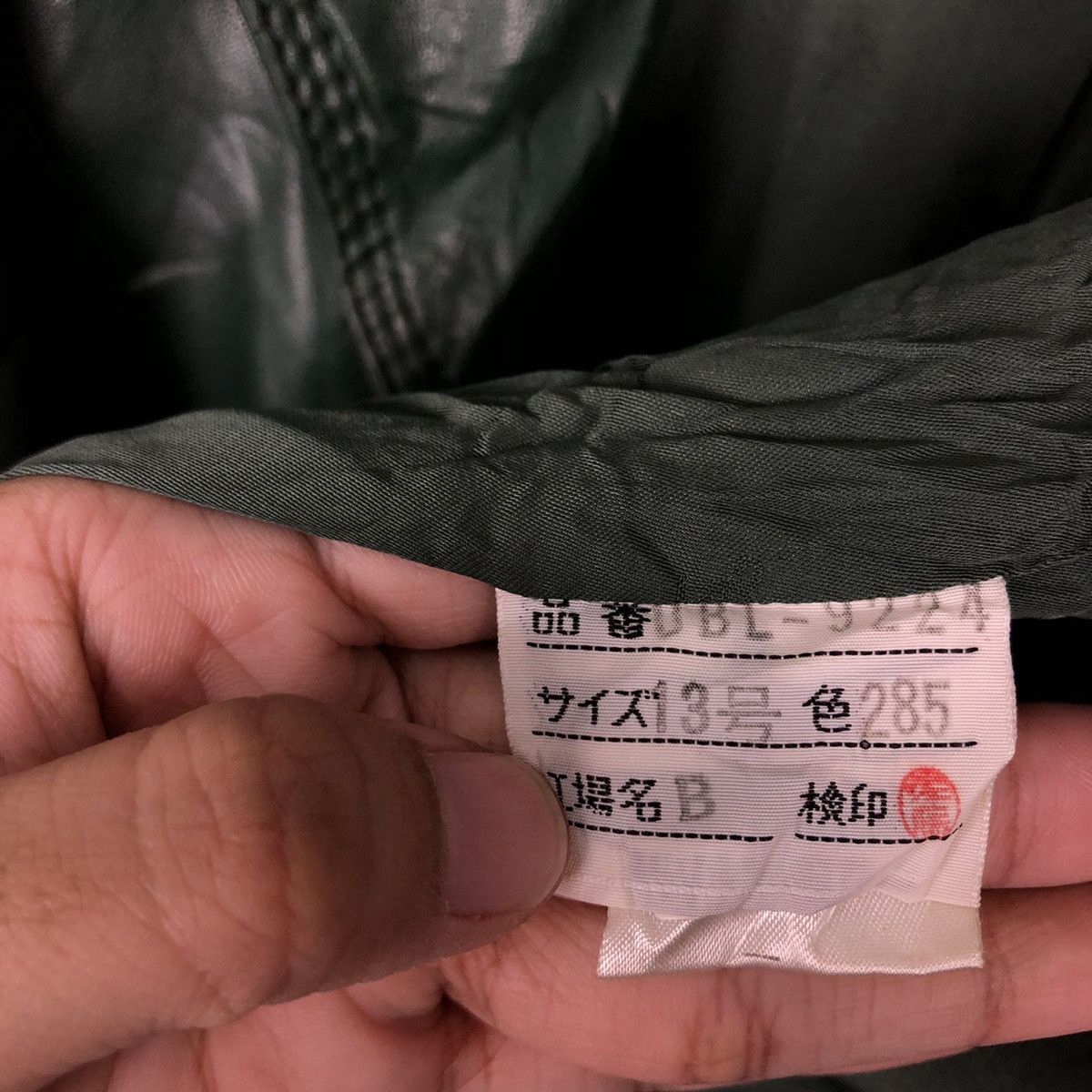 Japanese Brand VINTAGE LONG JACKET GENUINE LEATHER RA INSPIRE RICK OWENS Size M / US 6-8 / IT 42-44 - 12 Thumbnail