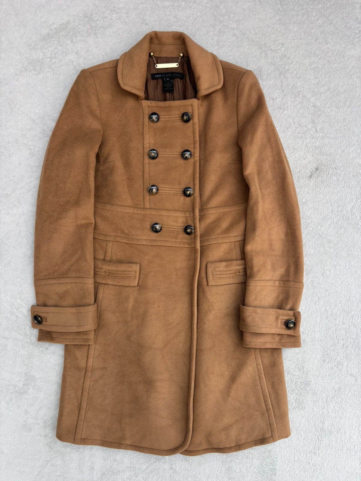 Marc by Marc Jacobs A/W 2004 Marc by Marc Jacobs Napoleon Camel Coat Size S / US 4 / IT 40 - 1 Thumbnail