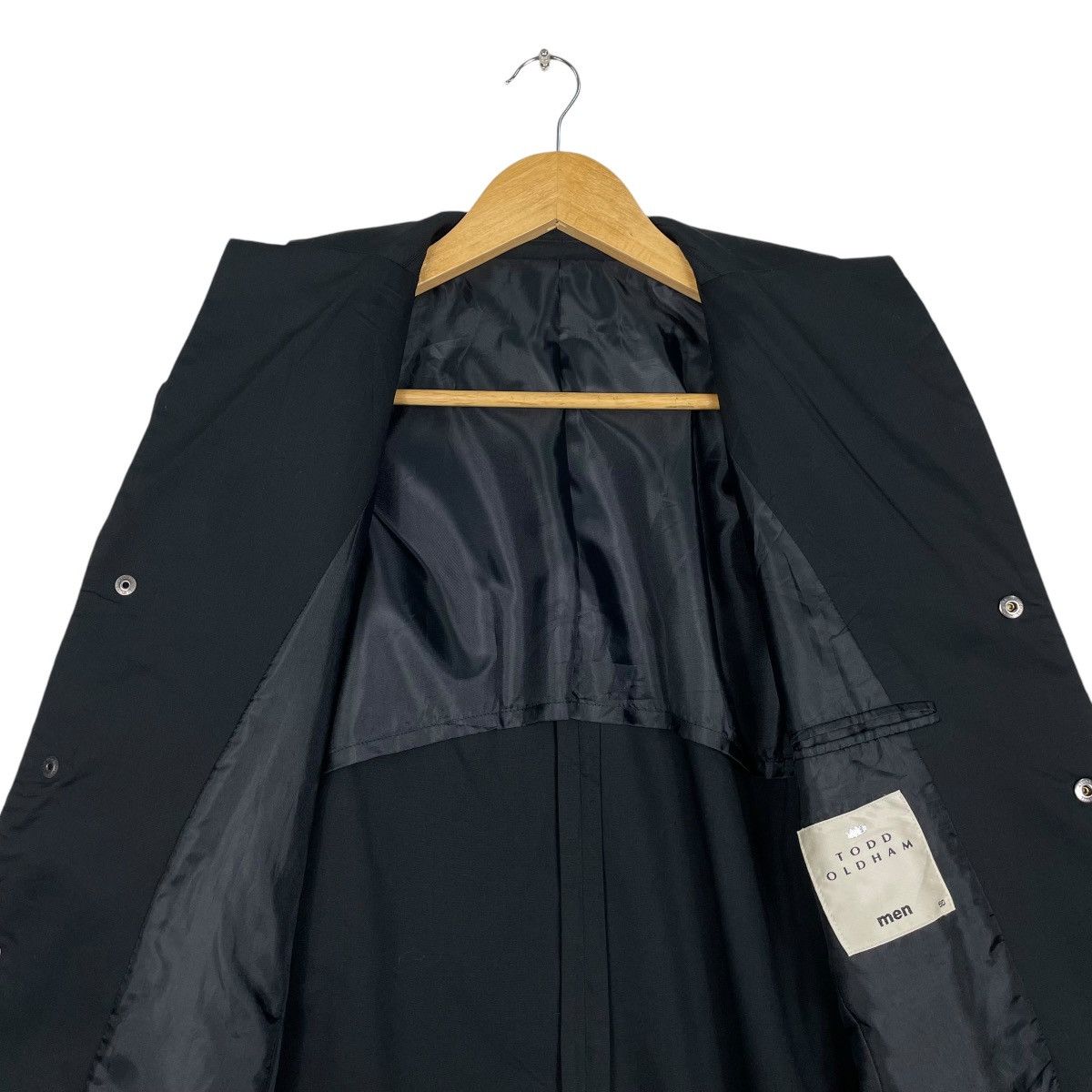 Designer × Japanese Brand 💥TODD OLDHAM LINEN BLACK JACKET Size US M / EU 48-50 / 2 - 12 Thumbnail