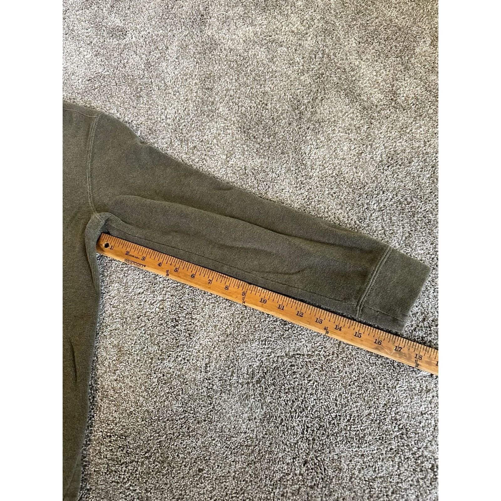 Polo Ralph Lauren Polo Ralph Lauren Green 1/4 Zip Cotton Pullover Sweater S Size US S / EU 44-46 / 1 - 4 Thumbnail