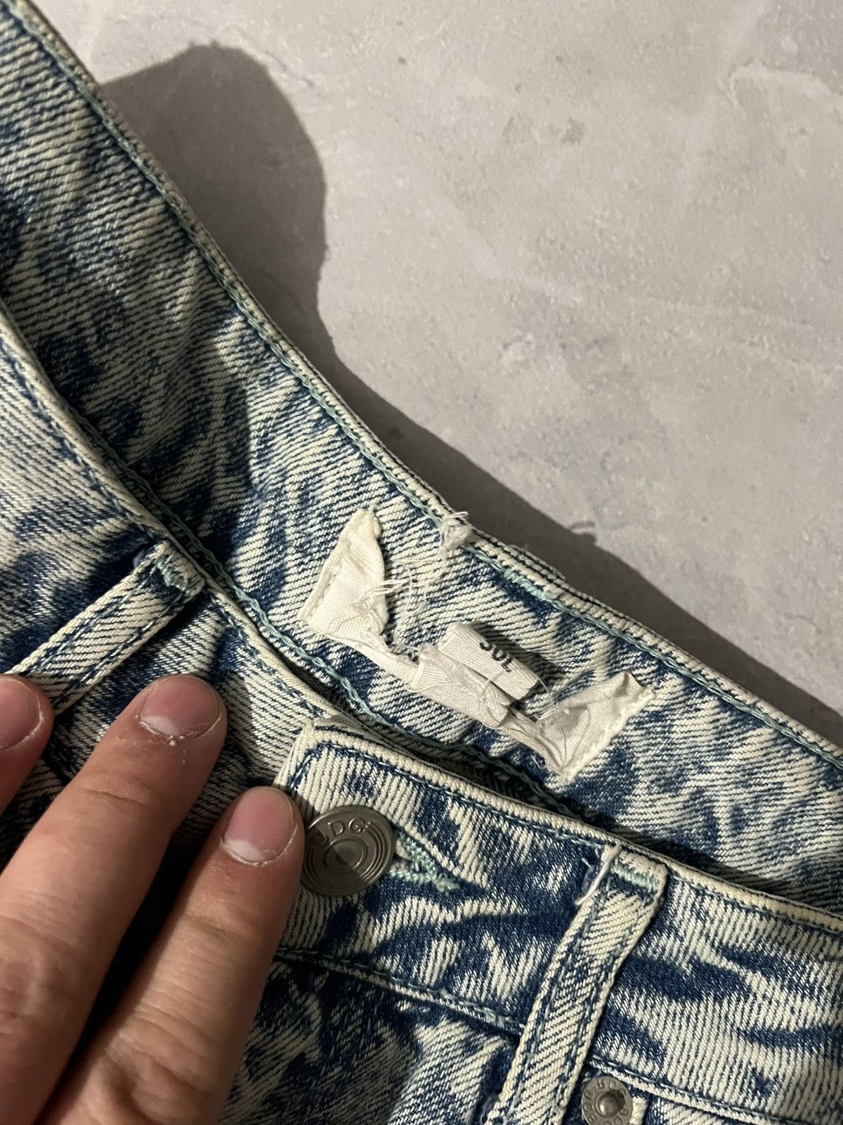 Vintage Underground Designer Damage Slim / Balenciaga Style 90 Size US 30 / EU 46 - 6 Thumbnail