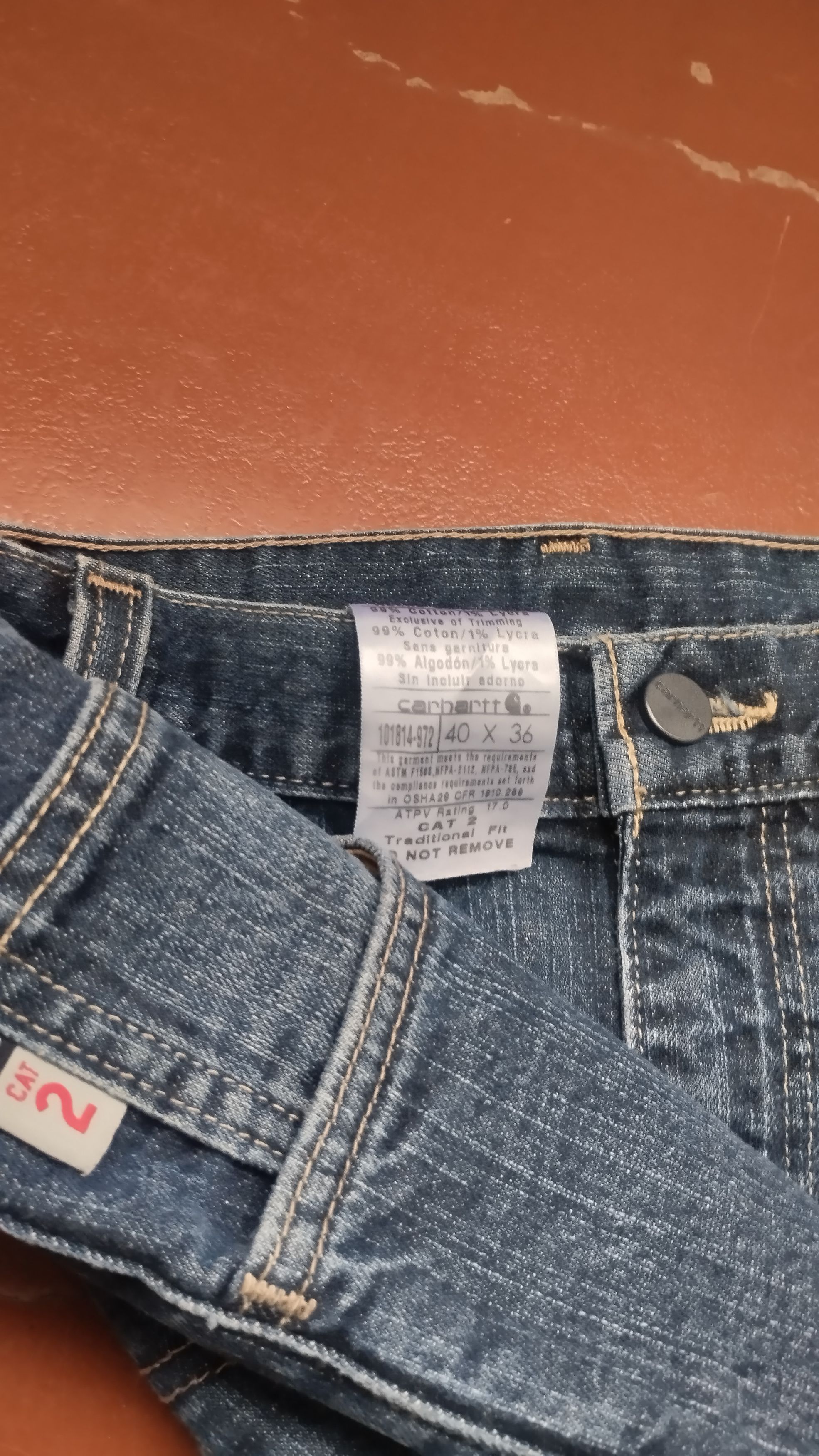 Carhartt × Carhartt Wip × Vintage Vintage Carhartt FR Jorts Shorts Size US 40 / EU 56 - 2 Thumbnail