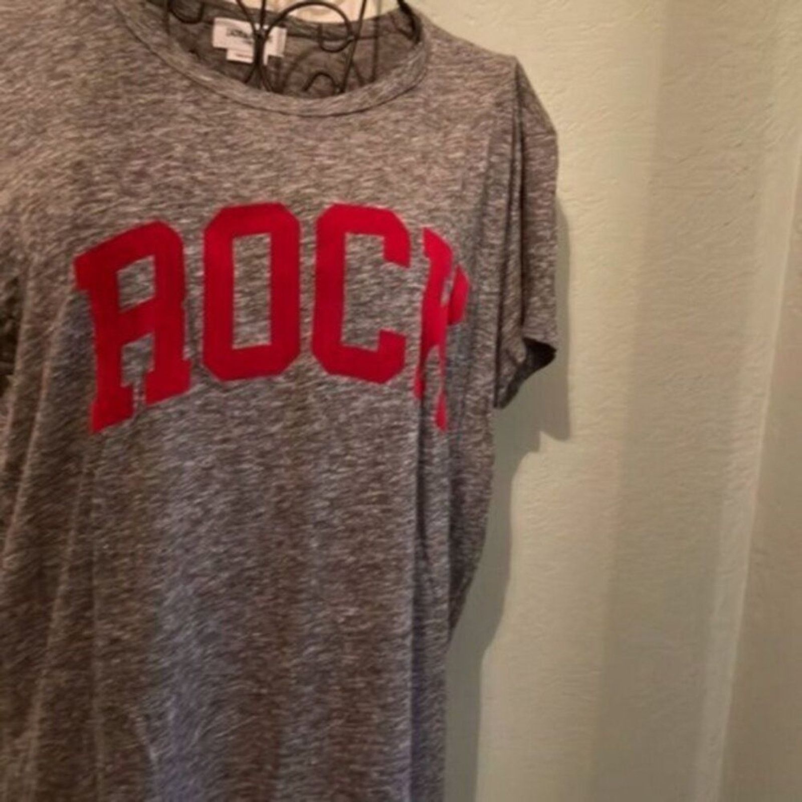 Zadig & Voltaire Zadig & Voltaire Flocked Rock Detail Tee Gray M Size M / US 6-8 / IT 42-44 - 11 Thumbnail