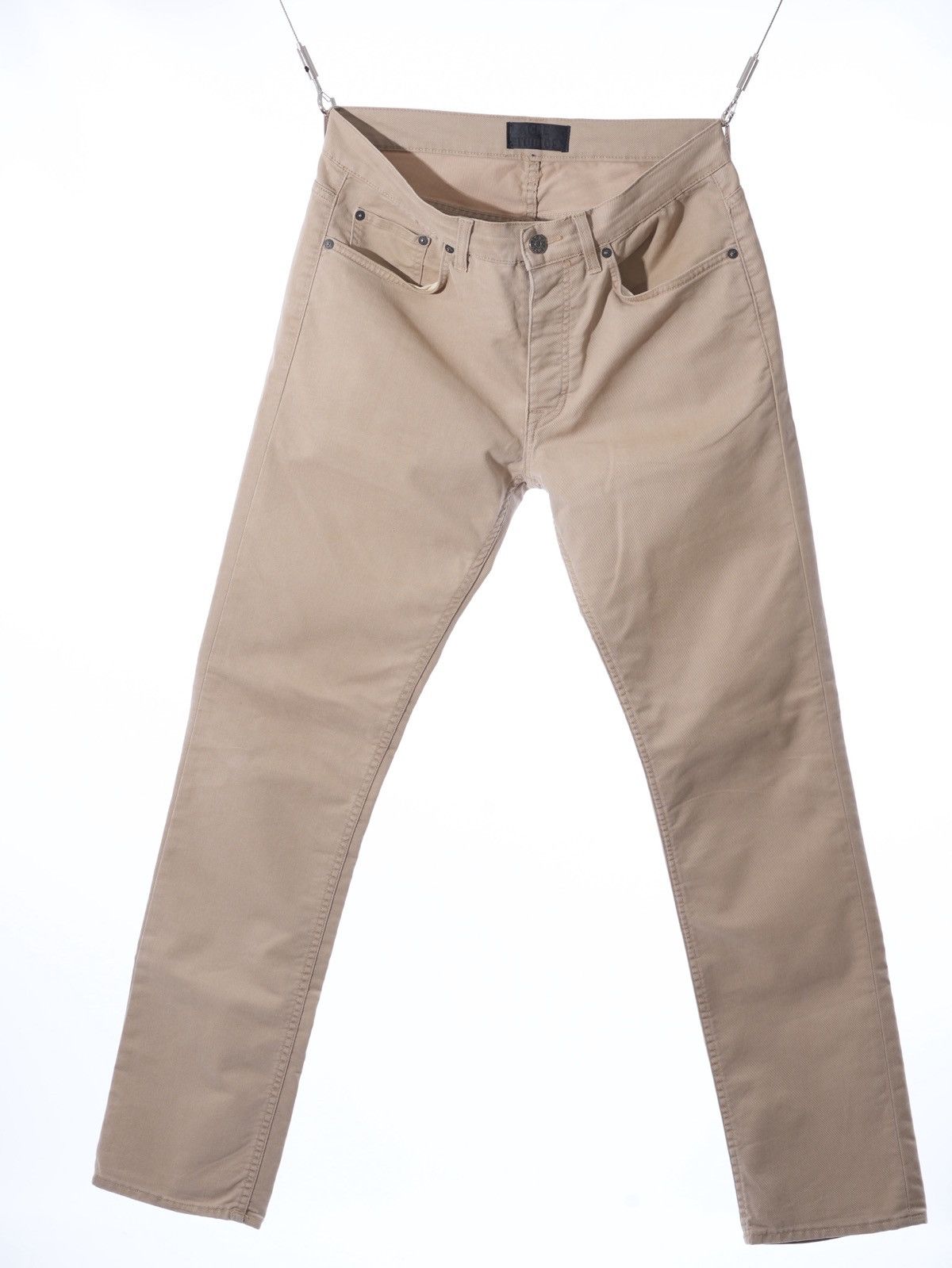 Acne Studios Acne Studios Roc Ups Beige Cotton Pants Trousers 32 Size US 32 / EU 48 - 4 Thumbnail