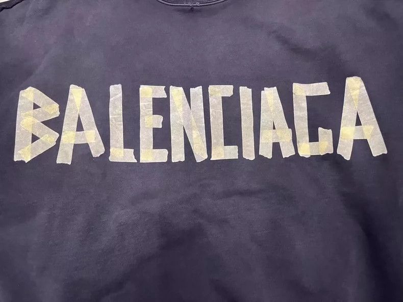 Balenciaga Balenciaga Tape 3 B 2-in-1 Patchwork Wash Break Long Sleev Size US XS / EU 42 / 0 - 4 Thumbnail