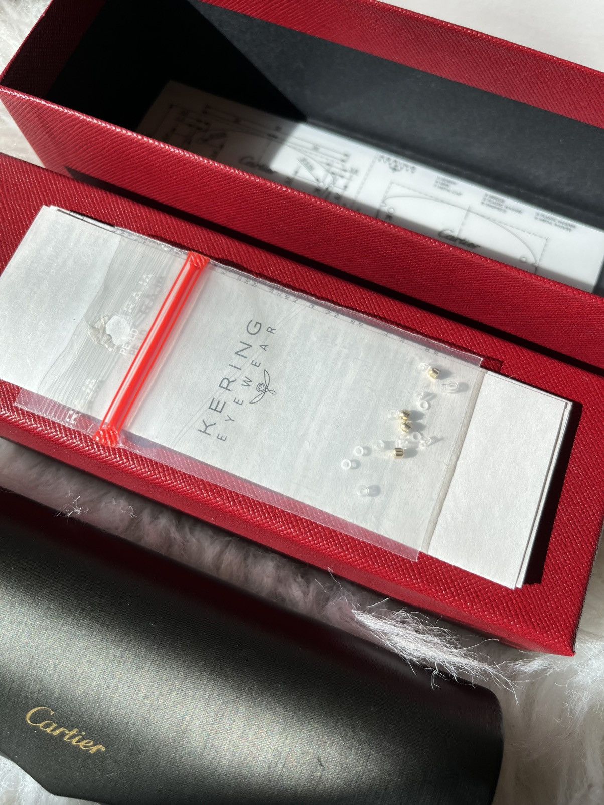 Cartier Cartier Big C’s Decor Clear Frame Gold Glasses Size ONE SIZE - 10 Thumbnail