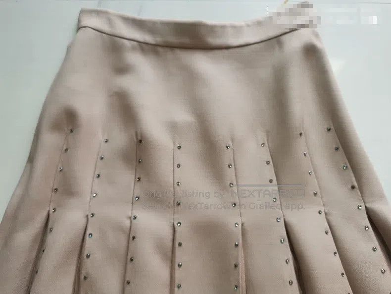 Valentino Valentino Smoked powder wool silk skirt Size S / US 4 / IT 40 - 4 Thumbnail