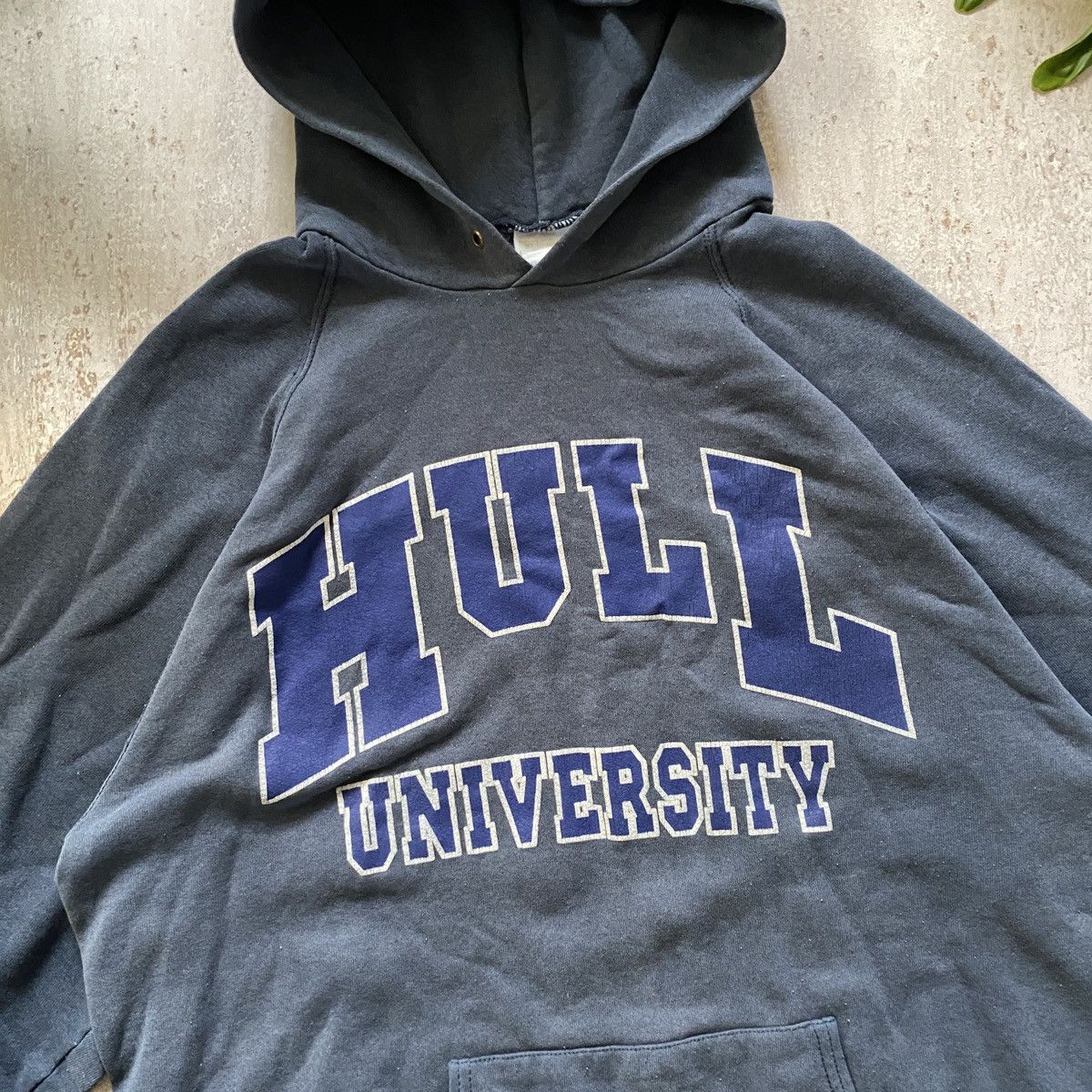 Vintage VINTAGE Y2K HULL UNIVERSITY BOXY LIKE RUSSEL HOODIE Size US XL / EU 56 / 4 - 2 Thumbnail