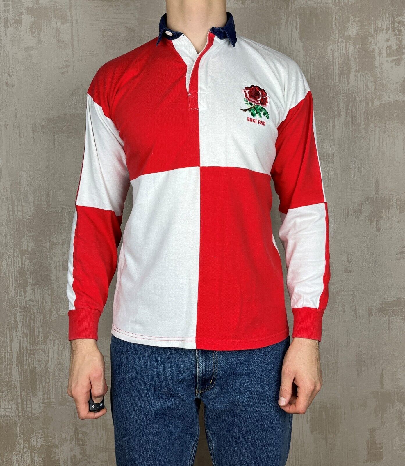 Canterbury of New Zealand Vintage England Rugby Green Bay Shirt Jersey Cotton Size US M / EU 48-50 / 2 - 1 Thumbnail