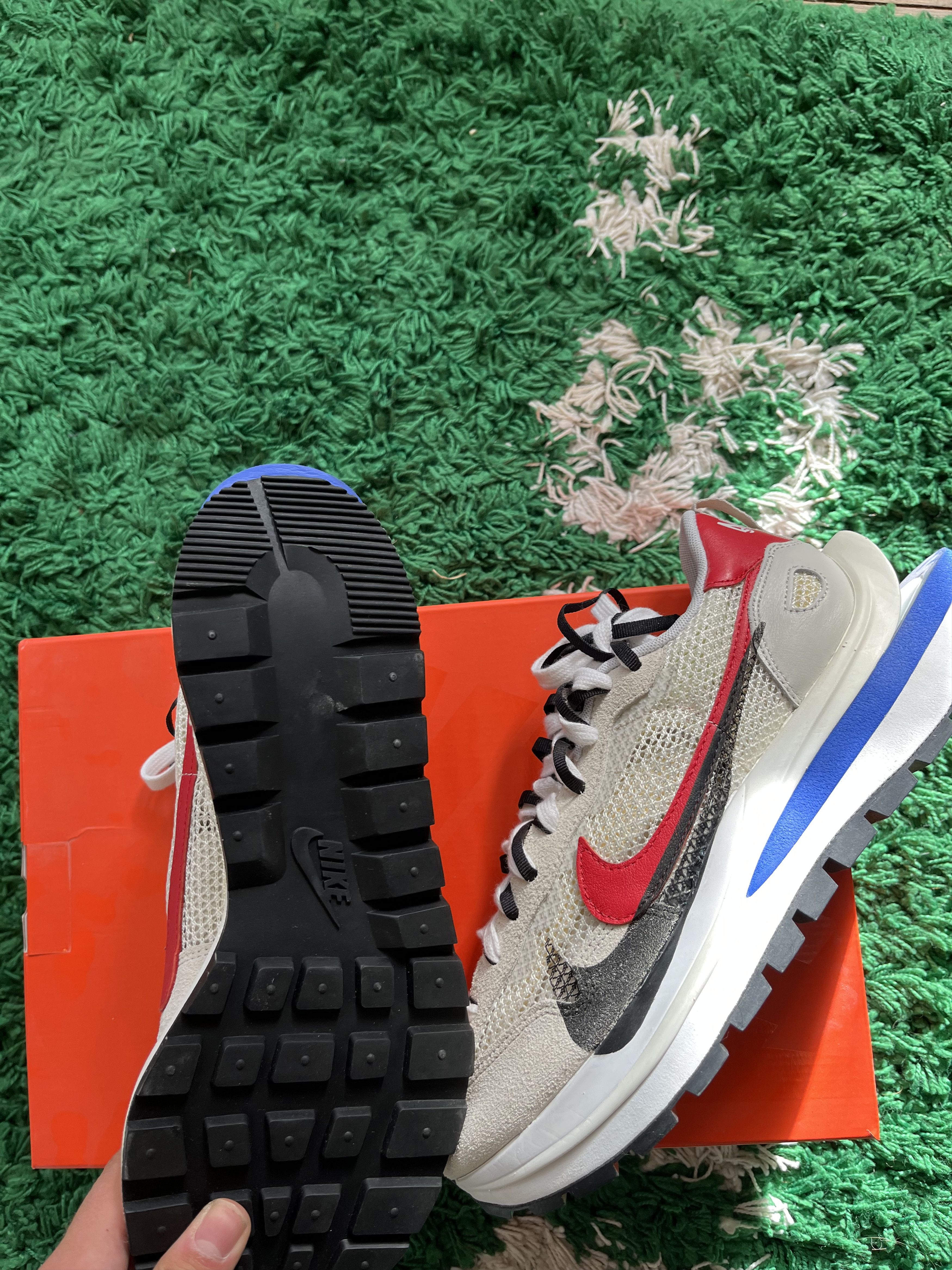 Nike × Sacai Nike vapor waffle x Sacai beige Size US 9.5 / EU 42-43 - 4 Thumbnail