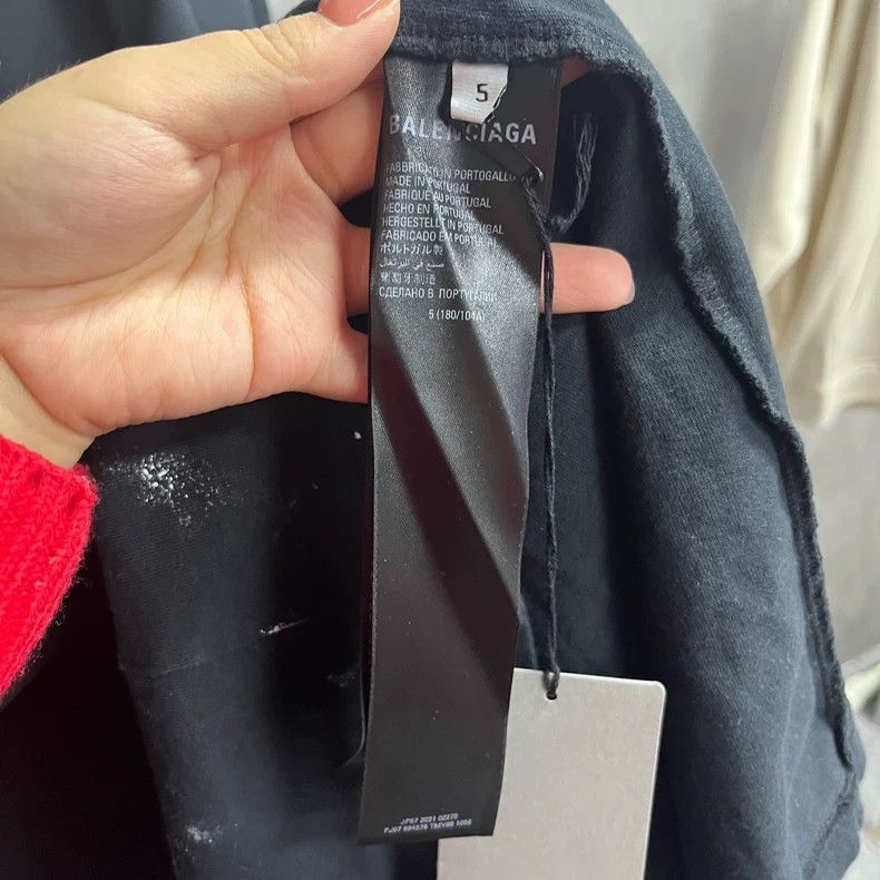 Balenciaga Balenciaga latest black rock band series lightning letter p Size US XXL / EU 58 / 5 - 4 Thumbnail
