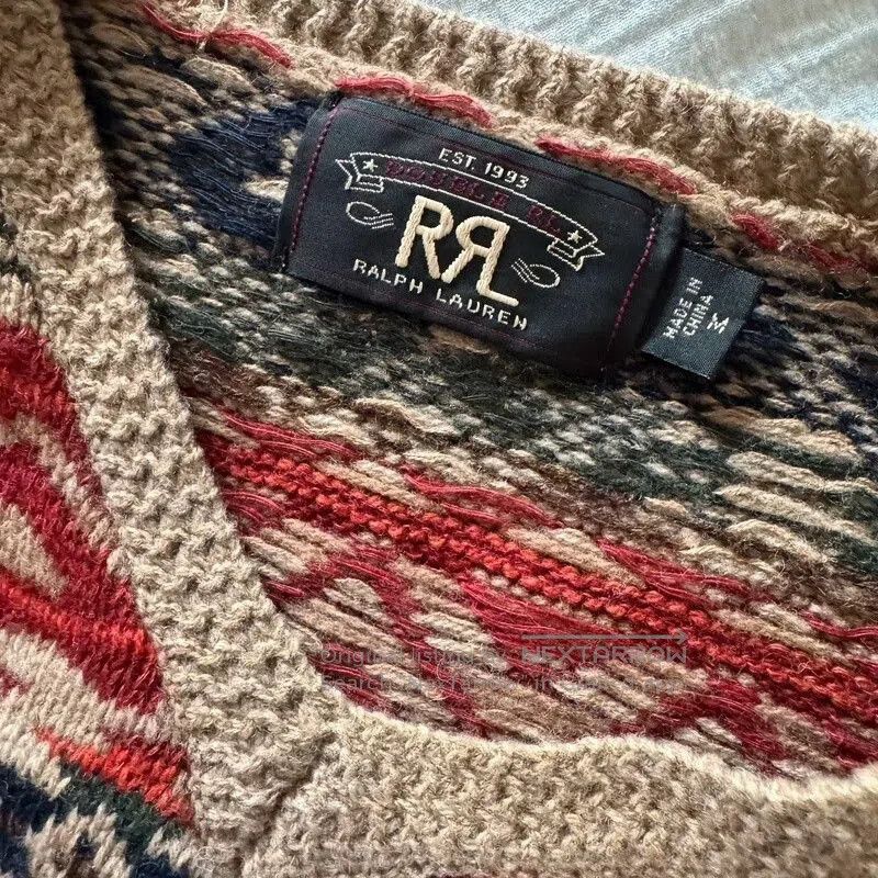 RRL Fair Isle Wool Blend Sweater.