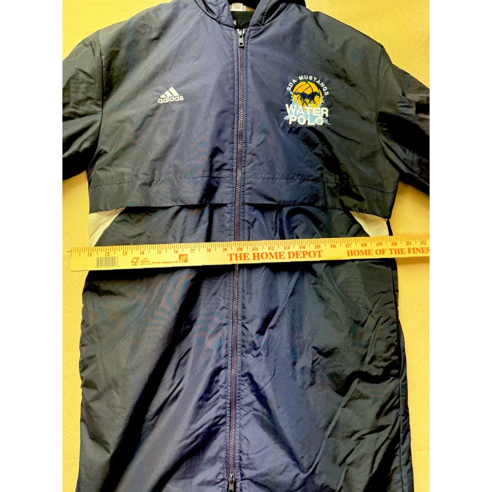 Adidas ADIDAS Swim Parka Jacket Navy blue Water Polo Swim Logo Size Small Size US S / EU 44-46 / 1 - 6 Thumbnail