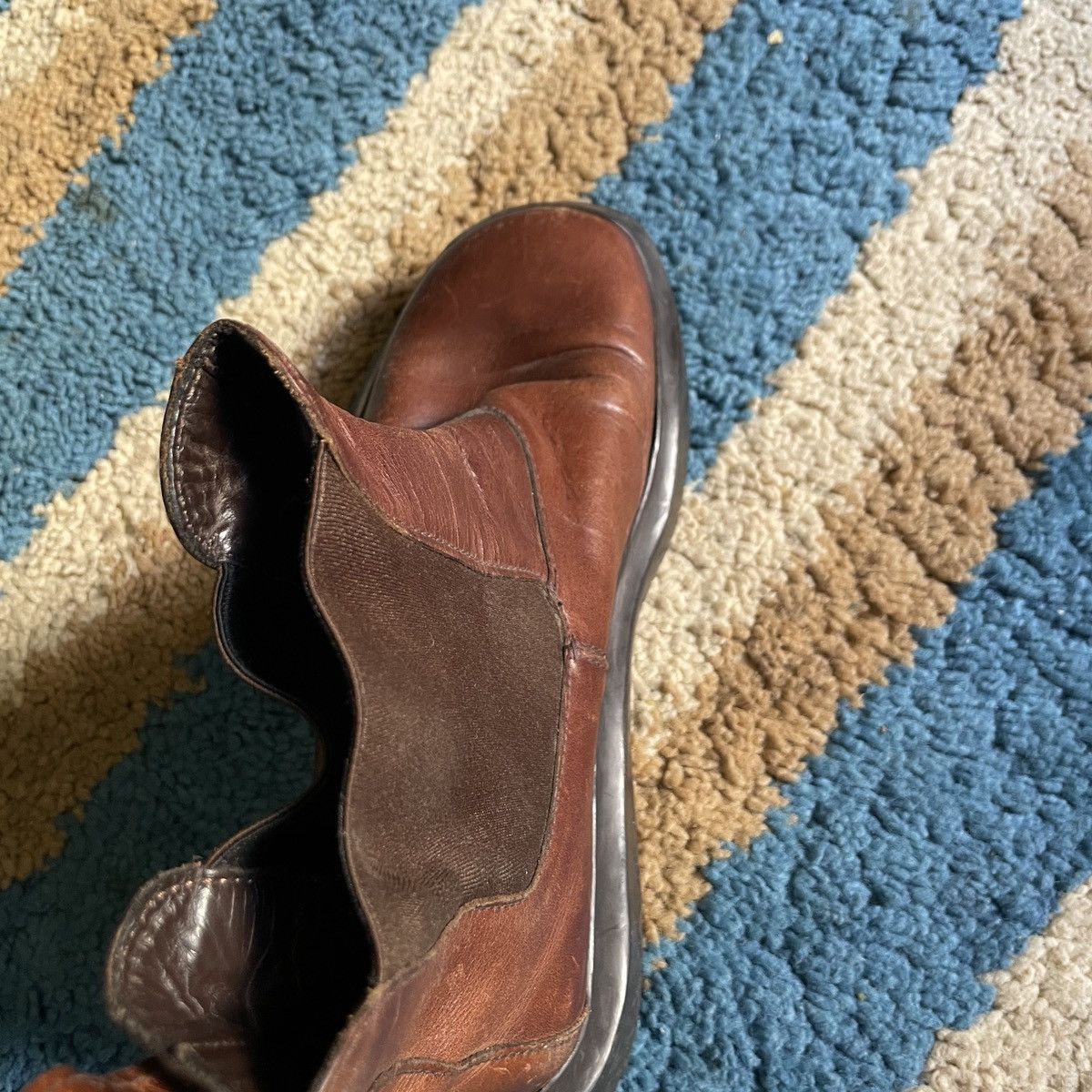 Prada × Vintage FW99 Prada chunky leather chealsea Boot Size US 6 / IT 36 - 5 Thumbnail