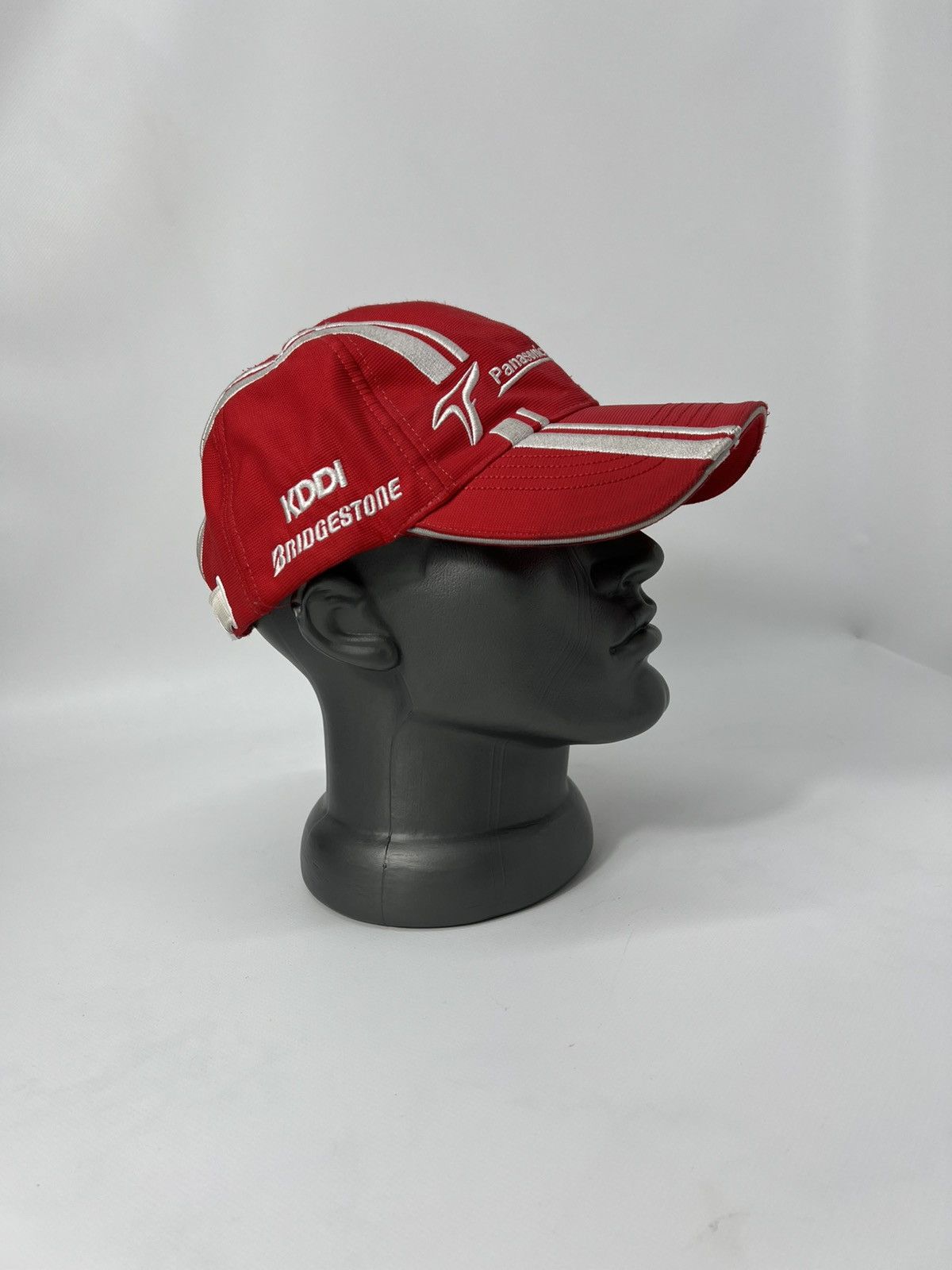 Vintage Vintage Panasonic Toyota Racing Logo Cap Grand Prix Rare Size ONE SIZE - 9 Thumbnail