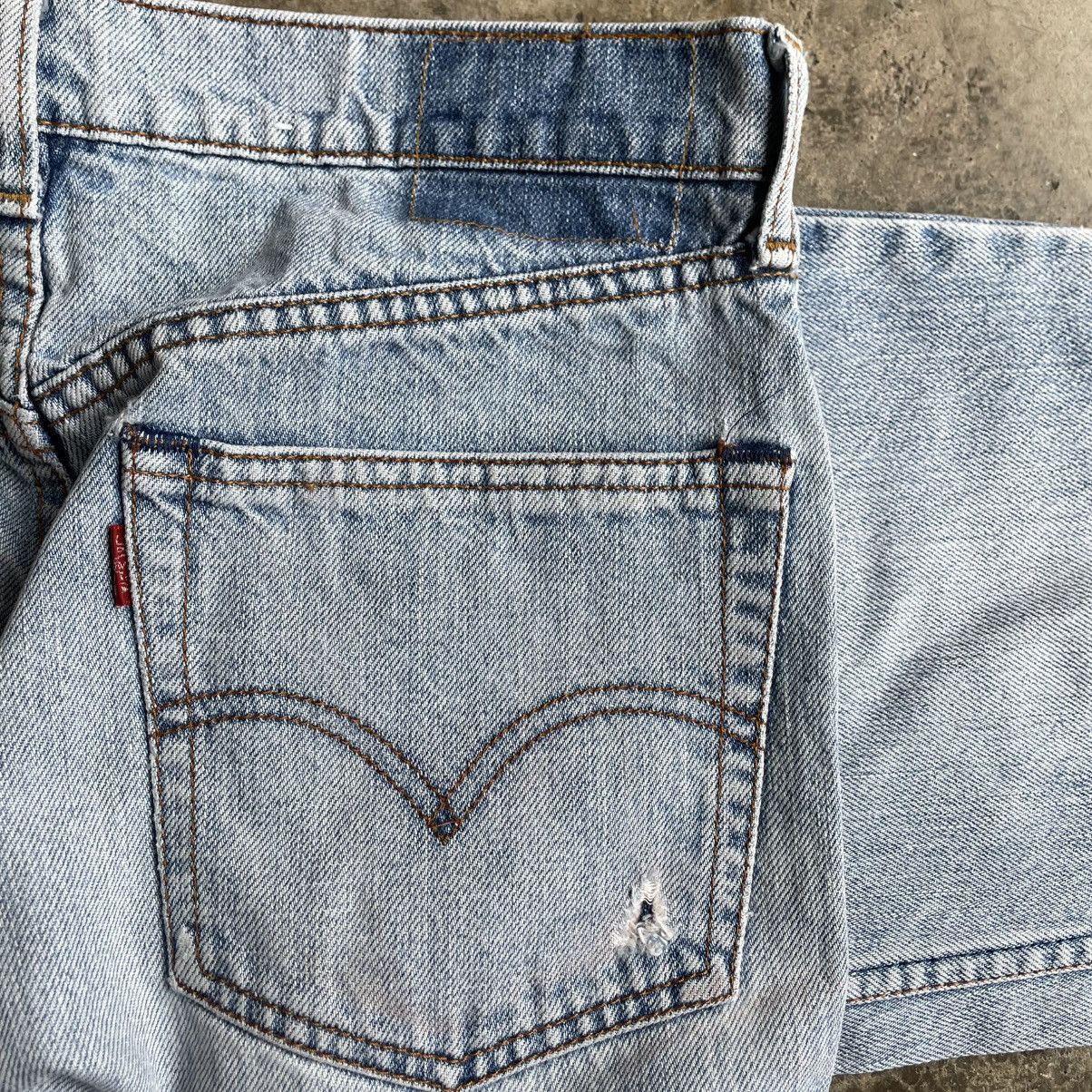 Levi's Vintage Clothing 🔥Vintage Levis Stoned Washed Ripped Distress Denim Jeans Size US 30 / EU 46 - 14 Thumbnail