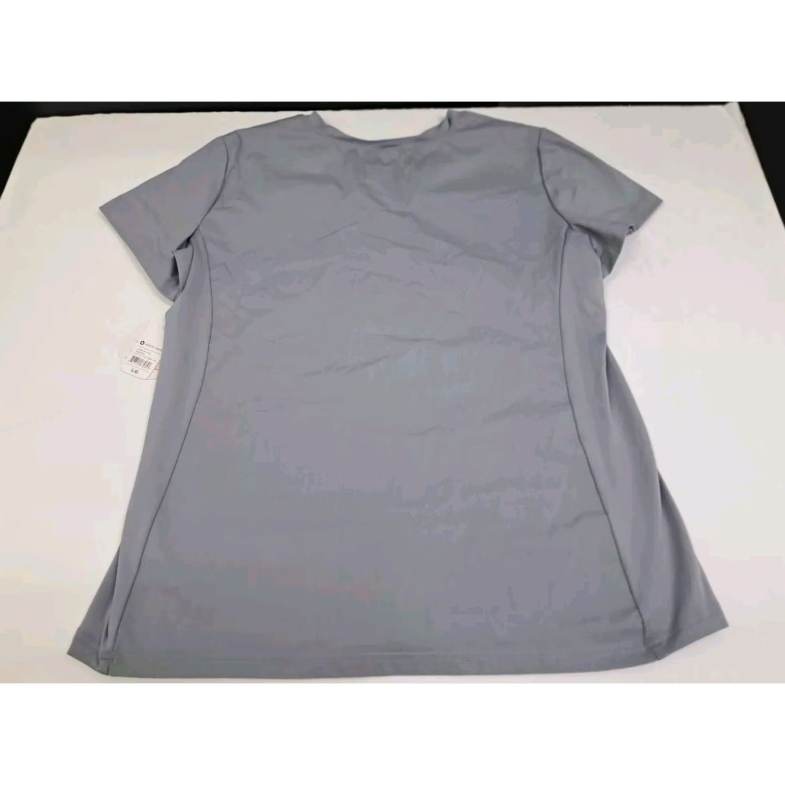 Vintage NWT White Cross Womens Scrub Top Short Sleeve V Neck Grey L Size L / US 10 / IT 46 - 4 Thumbnail
