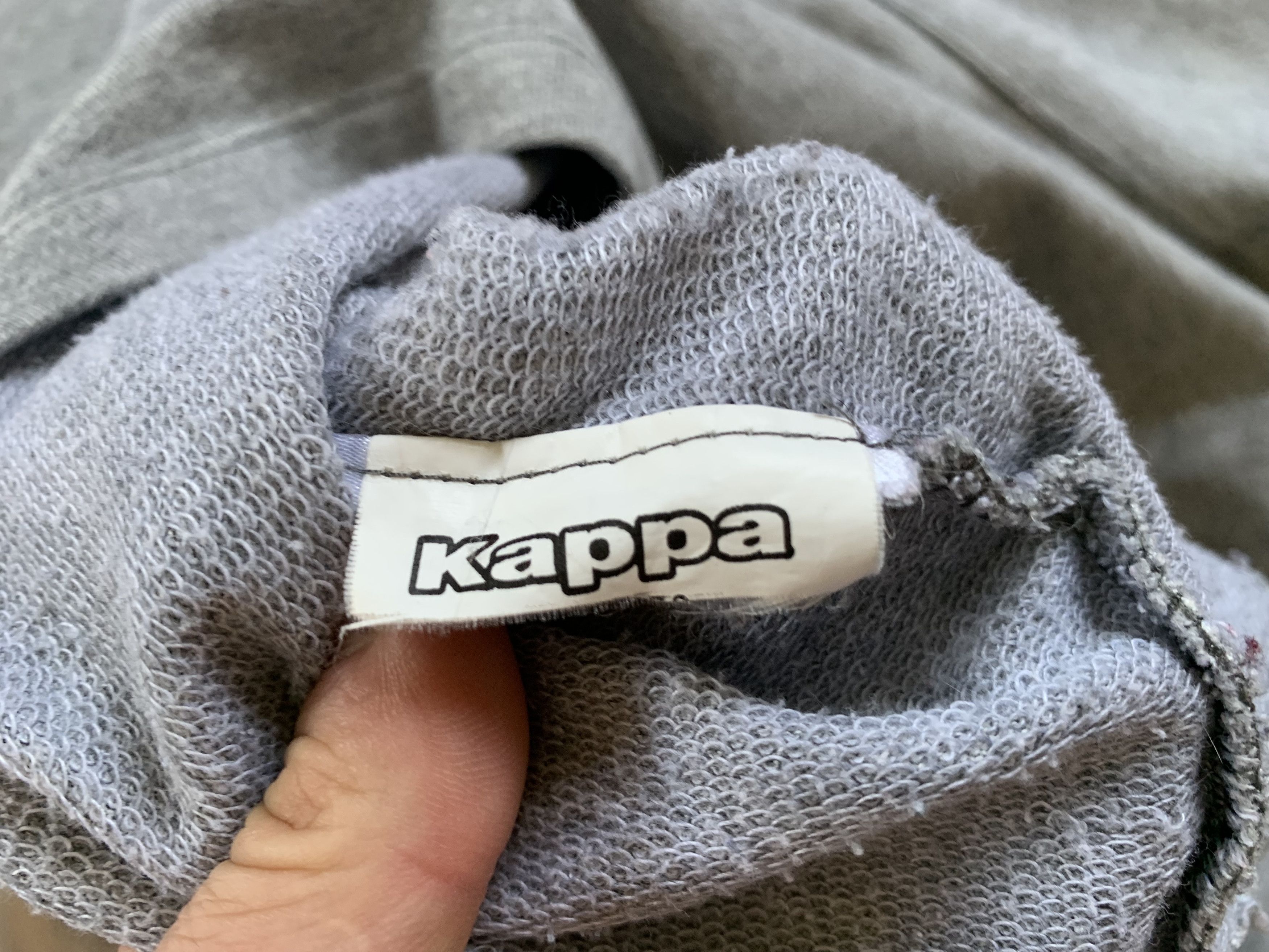 Kappa Kappa “G.Y.M with Kappa” Grey Sleeveless Hoodie Size US XL / EU 56 / 4 - 8 Thumbnail
